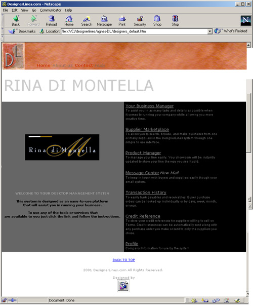DesignerLines Rina di Montella