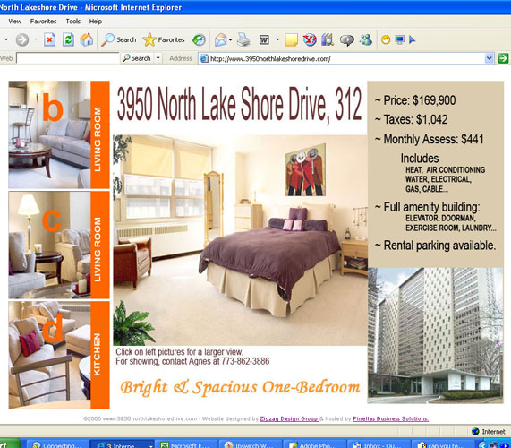 Property Website, Index Page